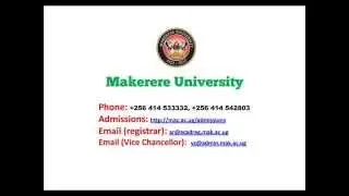 Makerere University - Makerere University Kampala Uganda Intro