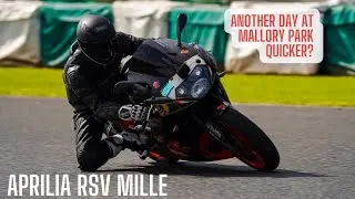Almost a High Side! | Mallory Park Track Day Advanced | APRILIA RSV MILLE