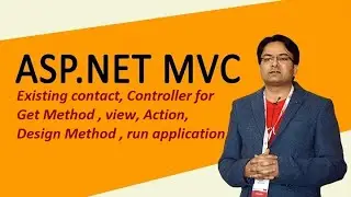 #6! #MVC5 one minute: -how to Create Page for Edit existing Contact, get & post method