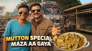 Aaj To Mutton Special Khakar Maza AA Gaya || Aa Gaye Apna Jharkhand Ka Border #truck #vlogs 