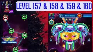 Alien Shooter Level 157 158 159 160 | Galaxy Attack Premium | Boss 40 Zambario By Zambario Gamers