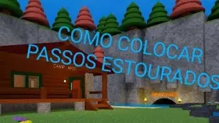 TUTORIAL DE COMO COLOCAR PASSOS ESTOURADOS NO FLEE THE FACILITY 
