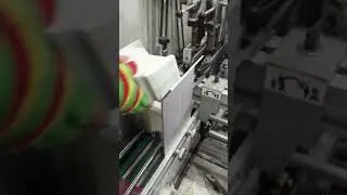 Medicine box folding gluing machine