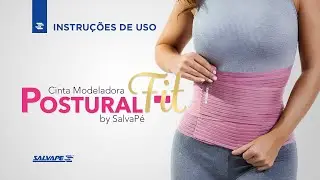 Como Usar a Cinta Modeladora Postural Fit&reg; - SalvaP&eacute;