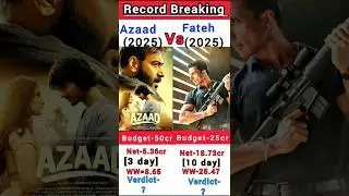 Emergency Vs Azaad Box Office Collection | Emergency 3th day collection #short