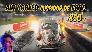 Fusca Metal! Air Cooled Cuspidor de Fogo 850cv #velopark #dragsterbrasil