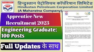 HPCL Apprenticeship Recruitment 2023 | HPCL Recruitment 2023| #hpcl #govtjobs |
