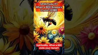 Spirituality: When a BEE visits your Home!!! #spiritualaffirmations #insects