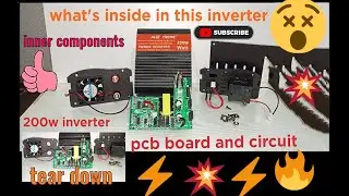 allextreme 200w power inverter teardown | whats inside allextreme 12v 220v inverter | 12v inverter