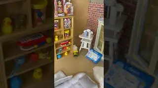 Tour of my nursery #roomtour #babygirl #miniatureworld 💕