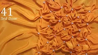 Canadian Smocking Design Tutorial_41 For Very Beginners/Coj&iacute;n Drapeado Modelo