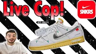 Live Cop : OFF WHITE DUNK 'THE 50' EA! Dunk Low 'Purple Pulse', 'Yellow Strike' & 'Black Camo'