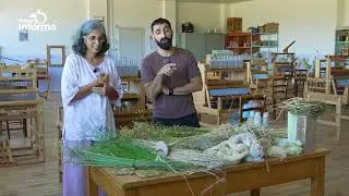 Tessitura tra tradizione e innovazione - Estrazione delle fibre vegetali e avvio del telaio