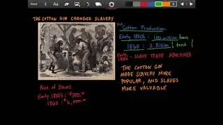 US History Review - Eli Whitney (part 1) the Cotton Gin