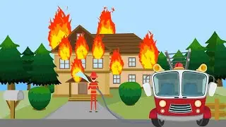 fire damage repair and restoration 2D animated promo video