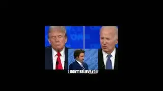 Trump vs Biden This Gets HEATED #debate #news #shorts