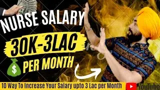 #NURSE SALARY✌️ 30k to 3 Lac🤔😯How Can Nursing Staff Increase Their Salary?? #nursing  #nursingvibe