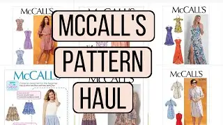 McCall's Pattern Haul | McCall's Patterns Easy Sew | Sewing DIY Fashion