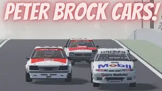 Roblox V8 Supercars added PETER BROCK'S CARS! (125 Robux Gamepass)