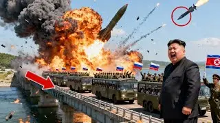 2 minutes ago! 4,000 North Korean and Russian soldiers are trapped on a bridge.