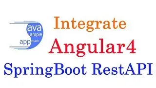 How to Integrate Angular 4 with SpringBoot RestAPI using SpringToolSuite