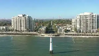 port melbourne an affluent seaside suburb in aus