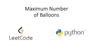 Leetcode - Maximum Number of Balloons (Python)