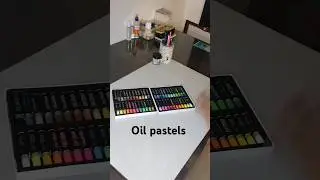 Brustro oil pastel colour|| #shorts #drawing #art #viralvideo