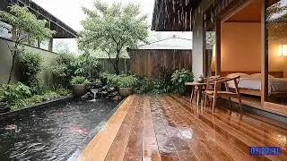 Deep Sleep Rain Forest Soundscape with Slow Piano Music for Total Relaxation