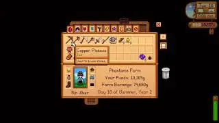 ✨Happy starry Sunday morning w/ Stardew valley 1st play #9 Year 2 of Summer