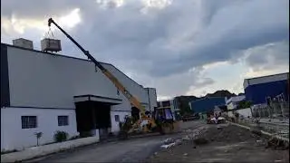 JCB LIFT ALL 3 BOOM  WORK 2 TON WEIGHT WORK at ONGOLE CHIMAKURTHY