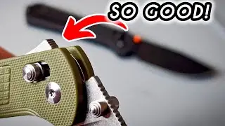 New CJRB Knife Has a CROSS BAR / SHARK LOCK HYBRID Mechanism and Its GREAT!