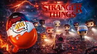The Upside Down Battle: STRANGER THINGS Kinder Egg Surprise Edition