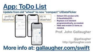 Ch. 5 - iOS 14 datePicker update