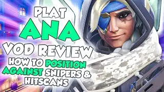 mL7 Spectates a PLAT Ana who needs help with positioning against snipers & hitscans - Overwatch 2