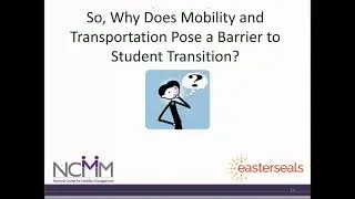 Transportation and Mobility Options to Support Postschool Transition for Youth with Autism