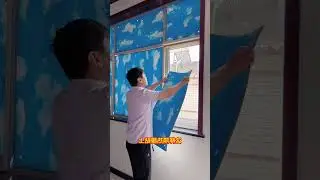 Solve the problem of glass wind nsulation film, suction cup Velcro fixed insulation film.