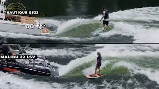 Malibu Wakesetter 22 LSV vs Nautique GS22 | Wave Quality Comparison