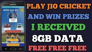 Play jio Cricket And Win Prizes || Jio Cricket Play Along