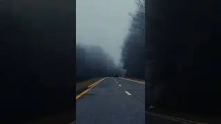 Foggy Road #winter #fog #highway #driving #theend