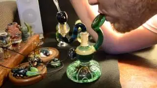 Mothership Glass- Jake C rig. shatter dabs