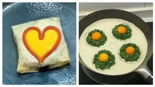 Delicious and quick dishes from eggs and dough.
