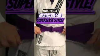 How To Tie Your Jiu Jitsu Belt Like A MASTER! Superlock Belt Tie Tutorial #jiujitsu #superlock #bjj