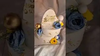 অসম্ভব সুন্দর একটা criss cross কেক 🤍💙 #lovebiteslayeredinlove #shorts #crisscrosscake #subscribe