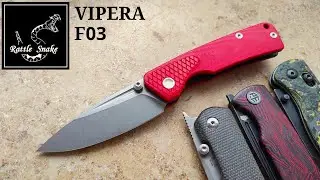 ✅ NEW Rattle Snake Design Vipera F-03 VG10 Steel