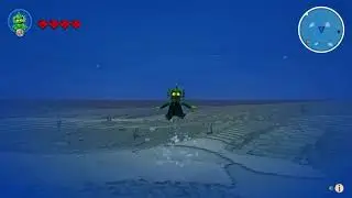 Lego Worlds - Swamp creature Swimming gameplay