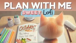 📔BUJO and BEATS 🎧 Planning Purrfection | Bullet Journal Lofi 🎵