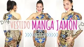 DIY - VESTIDO DE FIESTA con MANGA JAMÓN o ABULLONADA | Patrón manga jamón