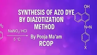 Synthetic of Azo dye by Diazotization method By Pooja Ma'am RCOP #viralvideo 