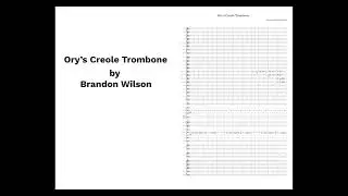 Brandon Wilson - Ory's Creole Trombone by Edward 